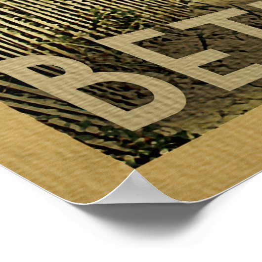 Bethany Beach Vintage Travel Poster (Ecke)