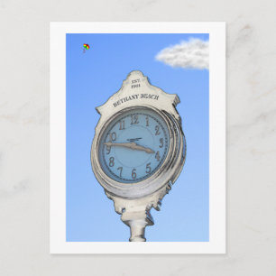 Bethany Clock und Kite Postcard Postkarte