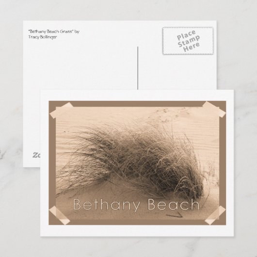 Bethany Gras Postkarte (Vorne/Hinten)