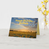Bethany Happy Birthday Sonnenblumen bei Sonnenunte Karte (Gelbe Blume)