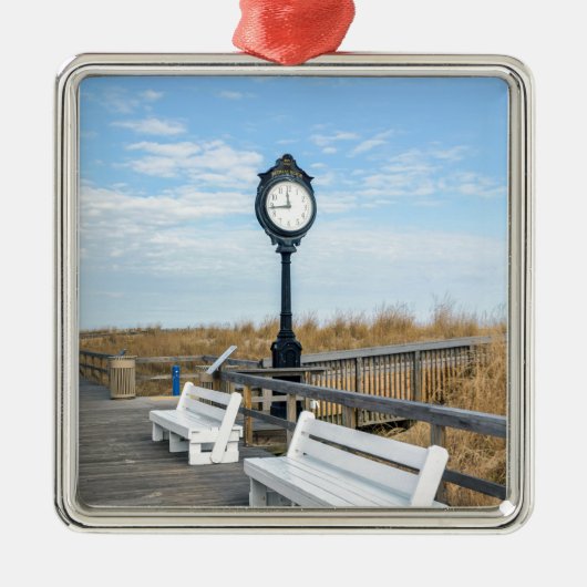 Bethany Strand, Delaware Ornament Aus Metall (Vorne)