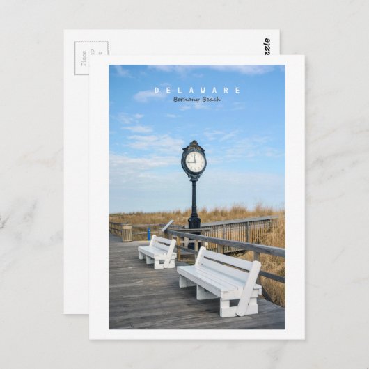 Bethany Strand, Delaware Postkarte (Vorne/Hinten)