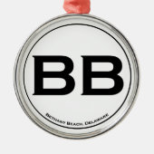 Bethany Strand Ornament Aus Metall (Vorne)