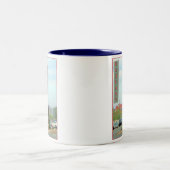 Bethany Strand-Totem-Pole-Tasse Zweifarbige Tasse (Mittel)
