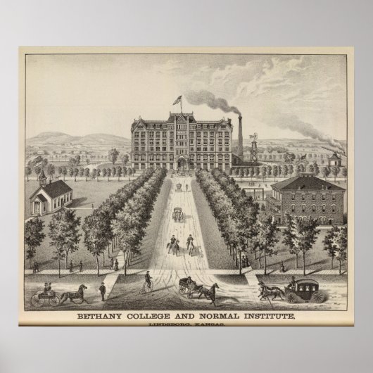 Bethany Uni, Lindsborg, Kansas Poster (Vorne)