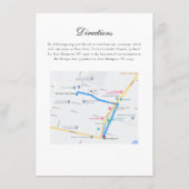 Bethany Wedding Details Umschließungskarte mit Kar Begleitkarte (Rückseite)