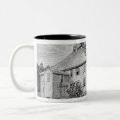 Bethaus bei Hingham Zweifarbige Tasse (Links)