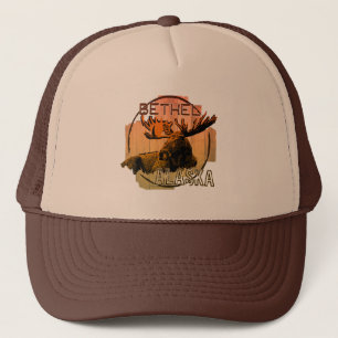 Bethel Alaska Orangenhut Truckerkappe