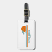 Bethel Beach Virginia Sun Palm Trees Gepäckanhänger (Vorderseite vertikal)