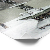 Bethesda-Brunnen und Engel Fotodruck (Ecke)