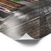 Bethesda Brunnen und Promenade Fotodruck (Ecke)