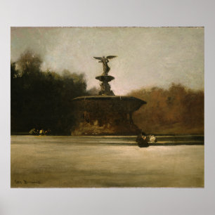Bethesda-Brunnen von George Bellows (1905) Poster