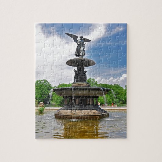 Bethesda "Engel des Wassers" Central Park, NYC Puzzle (Vertikal)