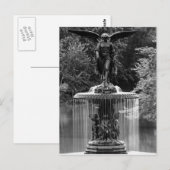 Bethesda Fountain im Central Park Foto Postkarte (Vorne/Hinten)