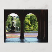 Bethesda Fountain im Central Park Foto Postkarte (Vorderseite)
