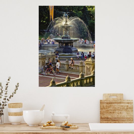 Bethesda Fountain NYC - Poster (Küche)