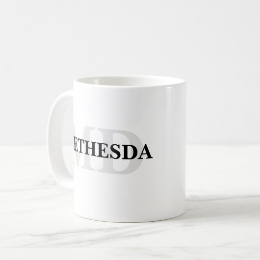 Bethesda MD Kaffeetasse (Vorderseite Links)