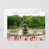 Bethesda Terrace Postkarte (Vorne/Hinten)