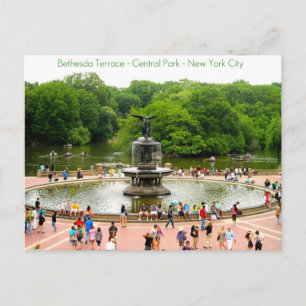 Bethesda Terrace Postkarte