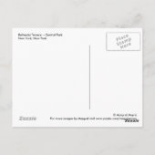 Bethesda Terrace Postkarte (Rückseite)