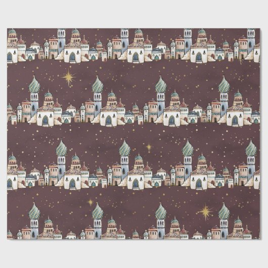Bethlehem Christmas Geschenkpapier (Flach)