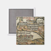 Bethlehem, Detail auf einer Karte von Jericho Magnet (Vorderseite/Rückseite)