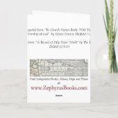 Bethlehem Feiertagskarte (Rückseite)