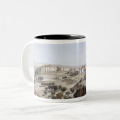 Bethlehem, graviert von Terry Zweifarbige Tasse (Vorderseite Links)