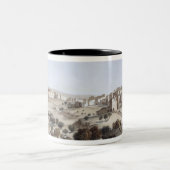 Bethlehem, graviert von Terry Zweifarbige Tasse (Mittel)