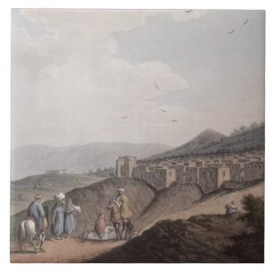 Bethlehem in Palästina, Ansicht des Hauptteils Fliese