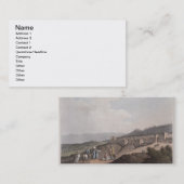 Bethlehem in Palästina, Ansicht des Hauptteils Visitenkarte (Vorne/Hinten)