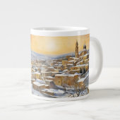 Bethlehem in Snow Jumbo Tasse - Heiliges Land (Vorderseite Rechts)