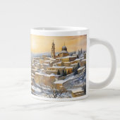 Bethlehem in Snow Jumbo Tasse - Heiliges Land (Rechts)