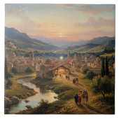 Bethlehem, Kippenszene, Fliese (Vorderseite)