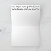 Bethlehem mit Schnee Feiertagskarte (Innenseite)