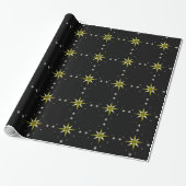 Bethlehem Night Shinting Stars Geschenkpapier (Ungerollt)