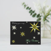 Bethlehem Night Shinting Stars Postkarte (Stehend Vorderseite)