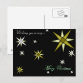 Bethlehem Night Shinting Stars Postkarte (Vorne/Hinten)