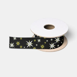 Bethlehem Night Shinting Stars Satinband
