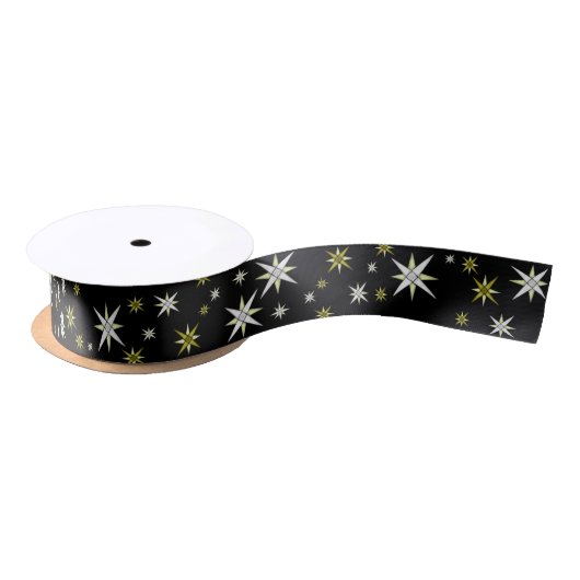 Bethlehem Night Shinting Stars Satinband (Spule)