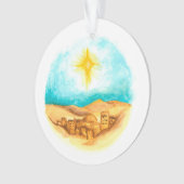Bethlehem-Ornament Ornament (Vorderseite)