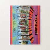Bethlehem PA 11x14 Postkarte Puzzle (Vertikal)