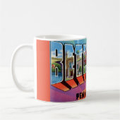 Bethlehem PA Postkarte Kaffeetasse (Links)