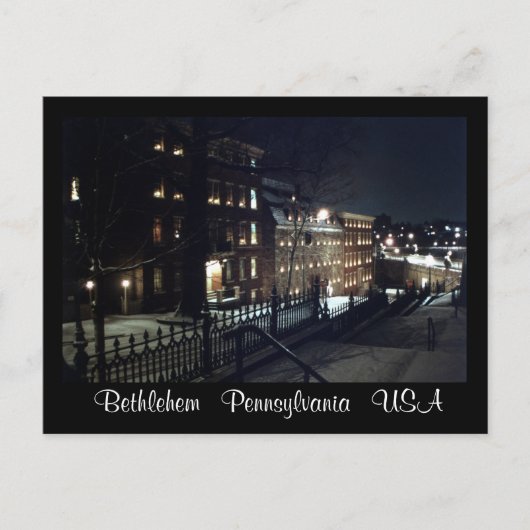 Bethlehem Pa USA 21 Postkarte (Vorderseite)