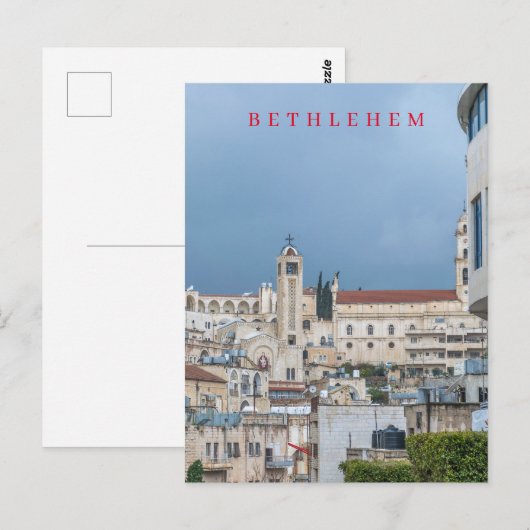 Bethlehem Panoramablick Postkarte (Vorne/Hinten)
