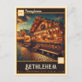 Bethlehem, Pennsylvania | VINTAG Postkarte (Vorderseite)