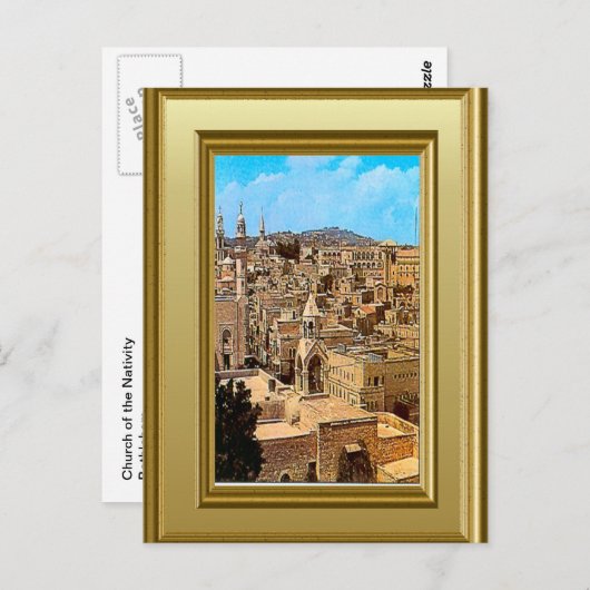 Bethlehem Postkarte (Vorne/Hinten)