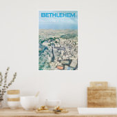 Bethlehem-Reiseposter Vintage Nahost-Kunst Poster (Küche)