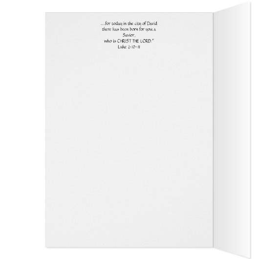 Bethlehem Star Cascade Christmas Card (Innen (Links))