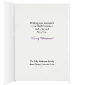 Bethlehem Star Cascade Christmas Card (Innen (Rechts))